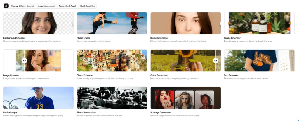 Aragon AI - AI Photo Editing Tools