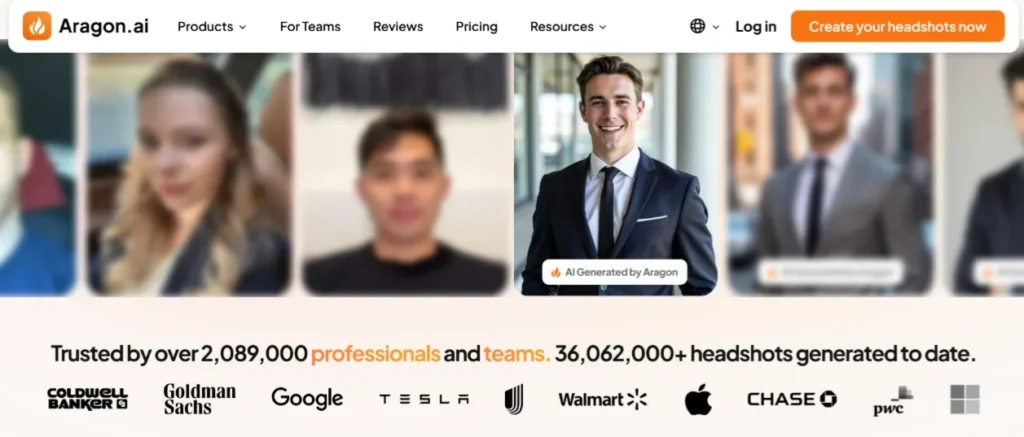 Aragon's Professional AI Headshot Generators