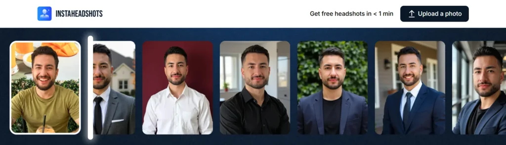 Different looks by InstaHeadshots