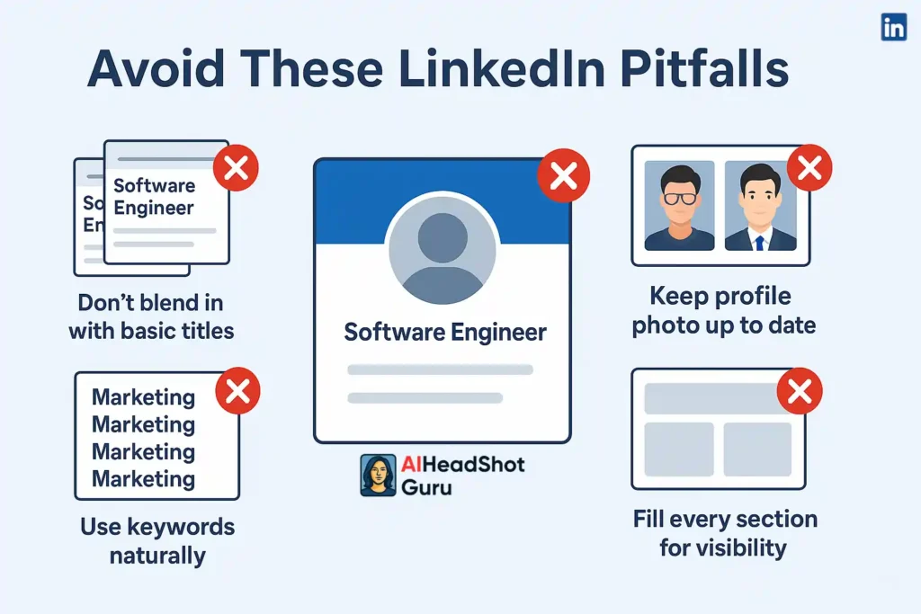 Mistakes to Avoid on LinkedIn