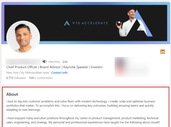 Optimise Your LinkedIn About Section