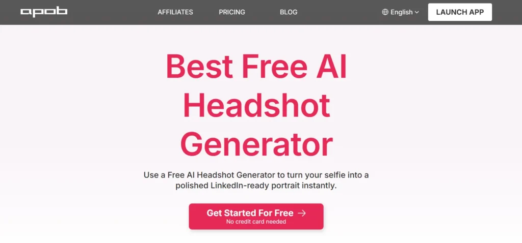APOB AI - Free AI Headshot Generator