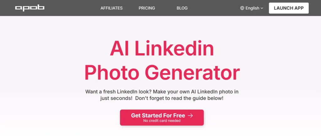 APOB AI for Linkedin Headshots