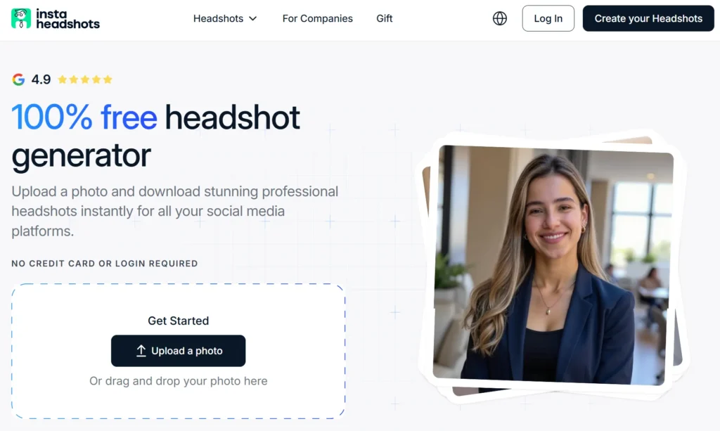 InstaHeadshots - Free AI Headshot Generator