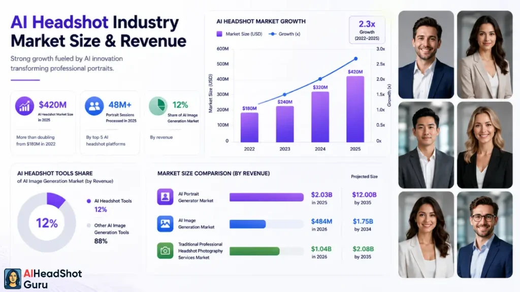 AI Headshot Industry Market Size & Revenue
