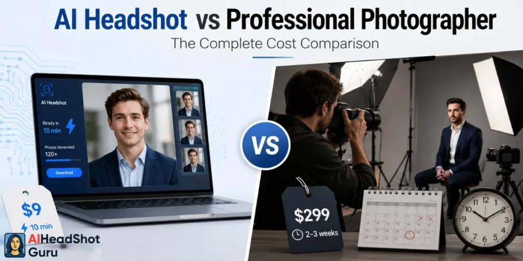 AI Headshot vs Professional Photographer