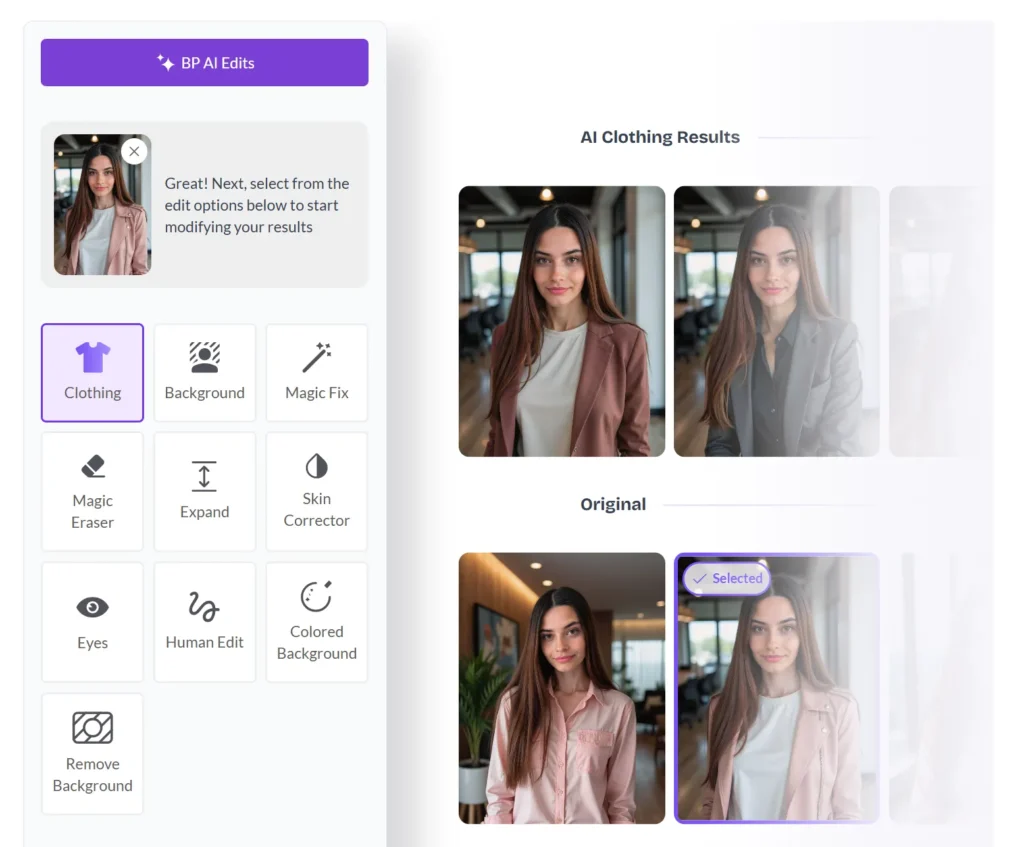 BetterPic AI Photo Editing Tool