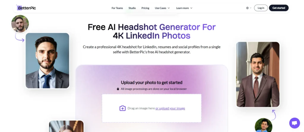 BetterPic - Free AI Headshot Generator