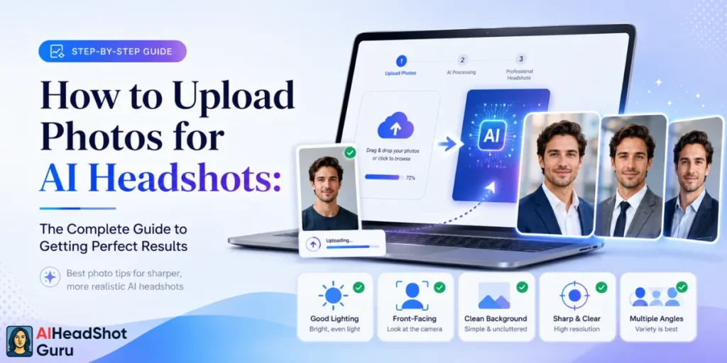 How to Upload Photos for AI Headshots